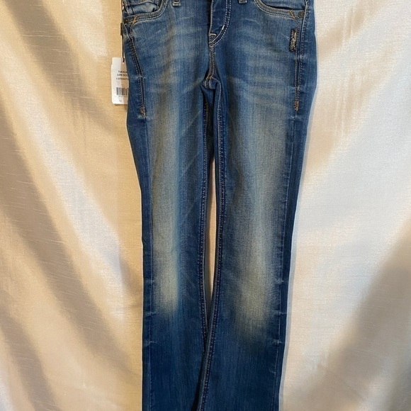 NWT Silver Jeans Co. Tuesday Low  Rise Bootcut Jeans Med Wash Ladies W22/L33 - Picture 15 of 15